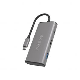 Dviced – Type-C HUB 6-in-1 (2xUSB 3.0 (A), 2xUSB-C, HDMI, SD kártyaolvasó)