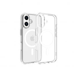 Dviced – MagSafe iPhone 16 tok - átlátszó, fehér