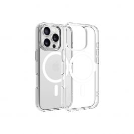 Dviced – MagSafe iPhone 16 Pro tok - átlátszó, fehér