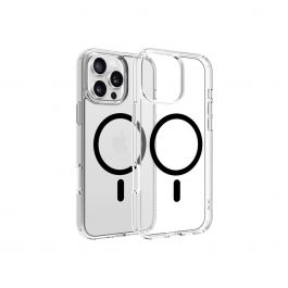 Dviced – MagSafe iPhone 16 Pro Max tok - átlátszó, fekete