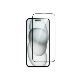 Dviced – iPhone 15 képernyővédő üvegfólia (0.3 mm, 9H) + applikátor