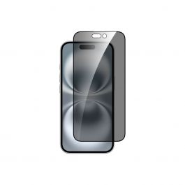 Dviced – iPhone 16 betekintésvédett edge to edge edzett kijelzővédő üvegfólia applikátorral (Duo Pack)