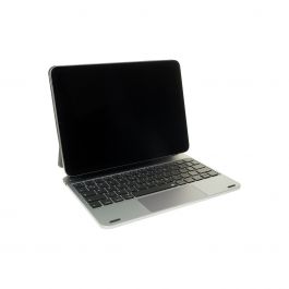 Dviced Alumínium iPad Air/Pro 11" tok, magyar billentyűzettel - sötétszürke