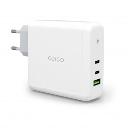 EPICO – 100 Wattos GaN töltő adapter - Fehér