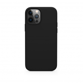 EPICO – Szilikon Magsafe-rögzítésű iPhone 12 Pro Max - Fekete