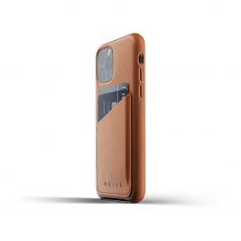 Mujjo Full Leather Wallet Case for iPhone 11 Pro - Tan