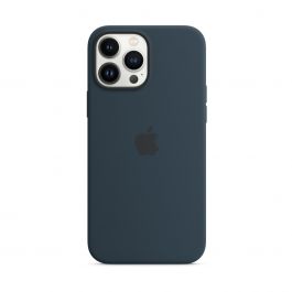 MagSafe-rögzítésű iPhone 13 Pro Max-szilikontok – mély indigókék