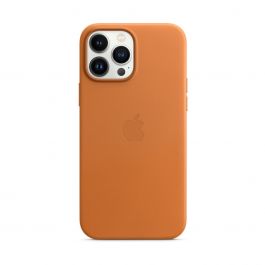 MagSafe-rögzítésű iPhone 13 Pro Max-bőrtok – aranybarna