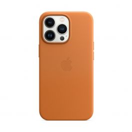 MagSafe-rögzítésű iPhone 13 Pro-bőrtok – aranybarna