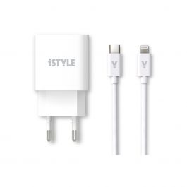 iSTYLE – 20 Wattos töltő adapter és töltő kábel csomag