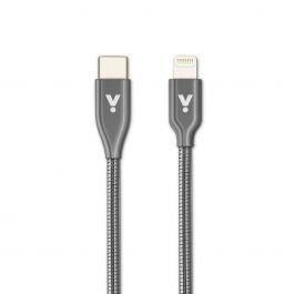 iSTYLE - USB-C to Lightning Metal kábel 1,2m - asztroszürke