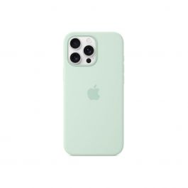 MagSafe-rögzítésű iPhone 16 Pro Max-szilikontok – akvamarin