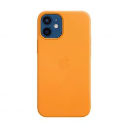 Apple – MagSafe-rögzítésű iPhone 12 mini-bőrtok – kaliforniai pipacs