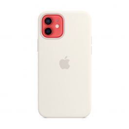 Apple – MagSafe-rögzítésű iPhone 12- és 12 Pro szilikontok – Fehér