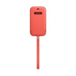 Apple – MagSafe-rögzítésű bebújtatós iPhone 12- és 12 Pro-bőrtok – pink citrus