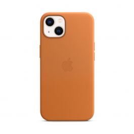 MagSafe-rögzítésű iPhone 13-bőrtok – aranybarna