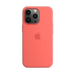 MagSafe-rögzítésű iPhone 13 Pro-szilikontok – pomelópink