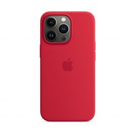 MagSafe-rögzítésű iPhone 13 Pro-szilikontok – (PRODUCT)RED