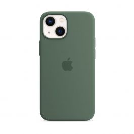 MagSafe-rögzítésű iPhone 13 mini-szilikontok – eukaliptusz