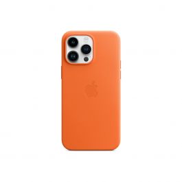 MagSafe-rögzítésű iPhone 14 Pro Max-bőrtok – narancs