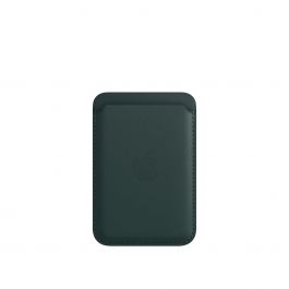 MagSafe-rögzítésű iPhone-bőrtárca – erdőzöld