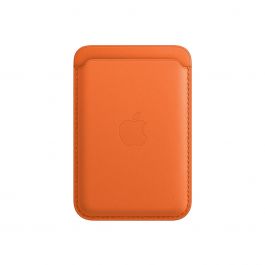 MagSafe-rögzítésű iPhone-bőrtárca – narancs