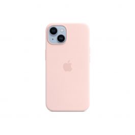 MagSafe-rögzítésű iPhone 14-szilikontok – krétarózsaszín