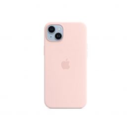 MagSafe-rögzítésű iPhone 14 Plus-szilikontok – krétarózsaszín