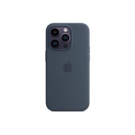 MagSafe-rögzítésű iPhone 14 Pro-szilikontok – viharkék