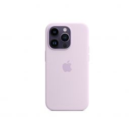 MagSafe-rögzítésű iPhone 14 Pro-szilikontok – orgonalila
