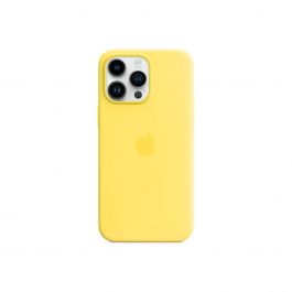 MagSafe-rögzítésű iPhone 14 Pro Max-szilikontok - kanárisárga