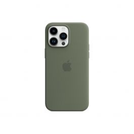 MagSafe-rögzítésű iPhone 14 Pro Max-szilikontok - olíva