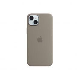 MagSafe-rögzítésű iPhone 15 Plus-szilikontok – agyag