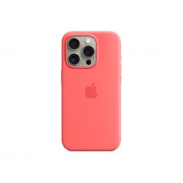 MagSafe-rögzítésű iPhone 15 Pro-szilikontok – guava