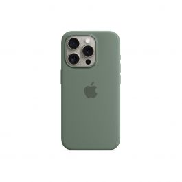 MagSafe-rögzítésű iPhone 15 Pro-szilikontok – ciprus