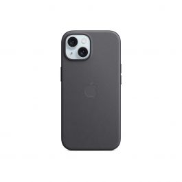 MagSafe-rögzítésű iPhone 15 FineWoven-szövettok – fekete