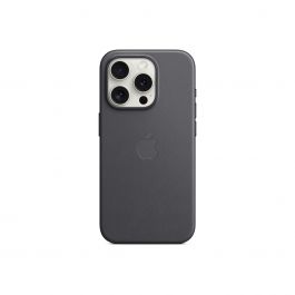 MagSafe-rögzítésű iPhone 15 Pro FineWoven-szövettok – fekete