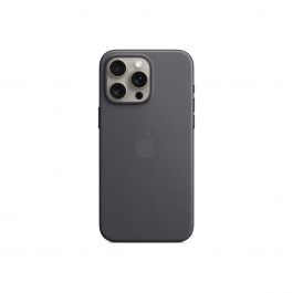 MagSafe-rögzítésű iPhone 15 Pro Max FineWoven-szövettok – fekete