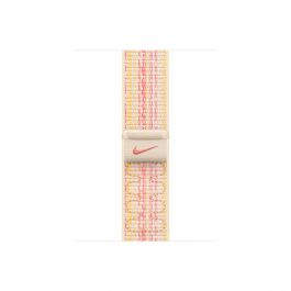 Apple – 41mm-es csillagfény-rózsaszín Nike sportpánt