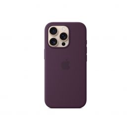 MagSafe-rögzítésű iPhone 16 Pro-szilikontok – szilva