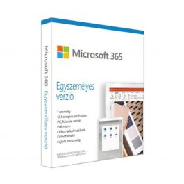 Microsoft – 365 egyszemélyes csomag (1 év)