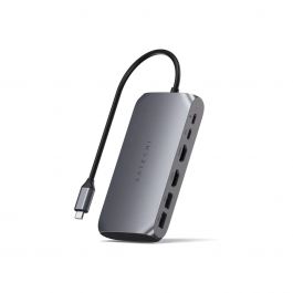 Satechi Aluminium USB-C Multimedia Adapter M1 -szürke