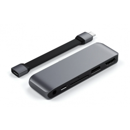 Satechi – USB-C Mobile Pro HUB SD - szürke