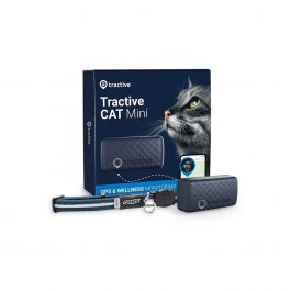 Tractive – Macska GPS vevő (mini) - sötétkék