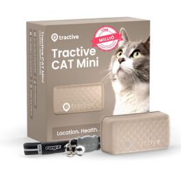 Tractive – CAT Mini GPS vevő - barna
