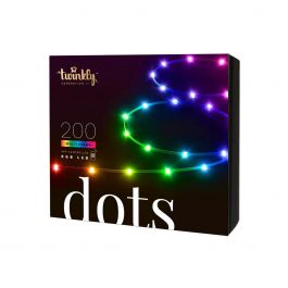 Twinkly – Dots 200 LED / 10 meters - Multicolor - fekete
