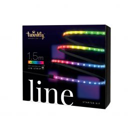 Twinkly Line 100 Led RGB Starter black wire Plug F