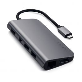 SATECHI – USB-C Multimedia HUB - asztroszürke