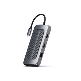Satechi – Aluminium USB-C Multiport MX Adapter - asztroszürke
