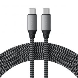 Satechi – USB-C - USB-C 100W töltőkábel 2M - fekete, szürke